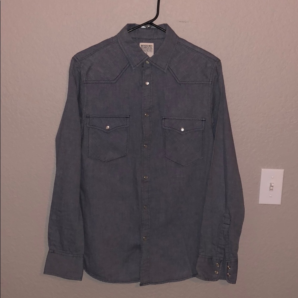Mossimo Snap Pearl Western Shirt